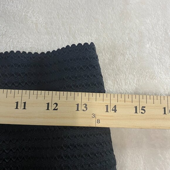 NEW YORK & COMPANY Skirt s Bandage Pencil Stretch Herringbone Vented Black - Picture 9 of 10